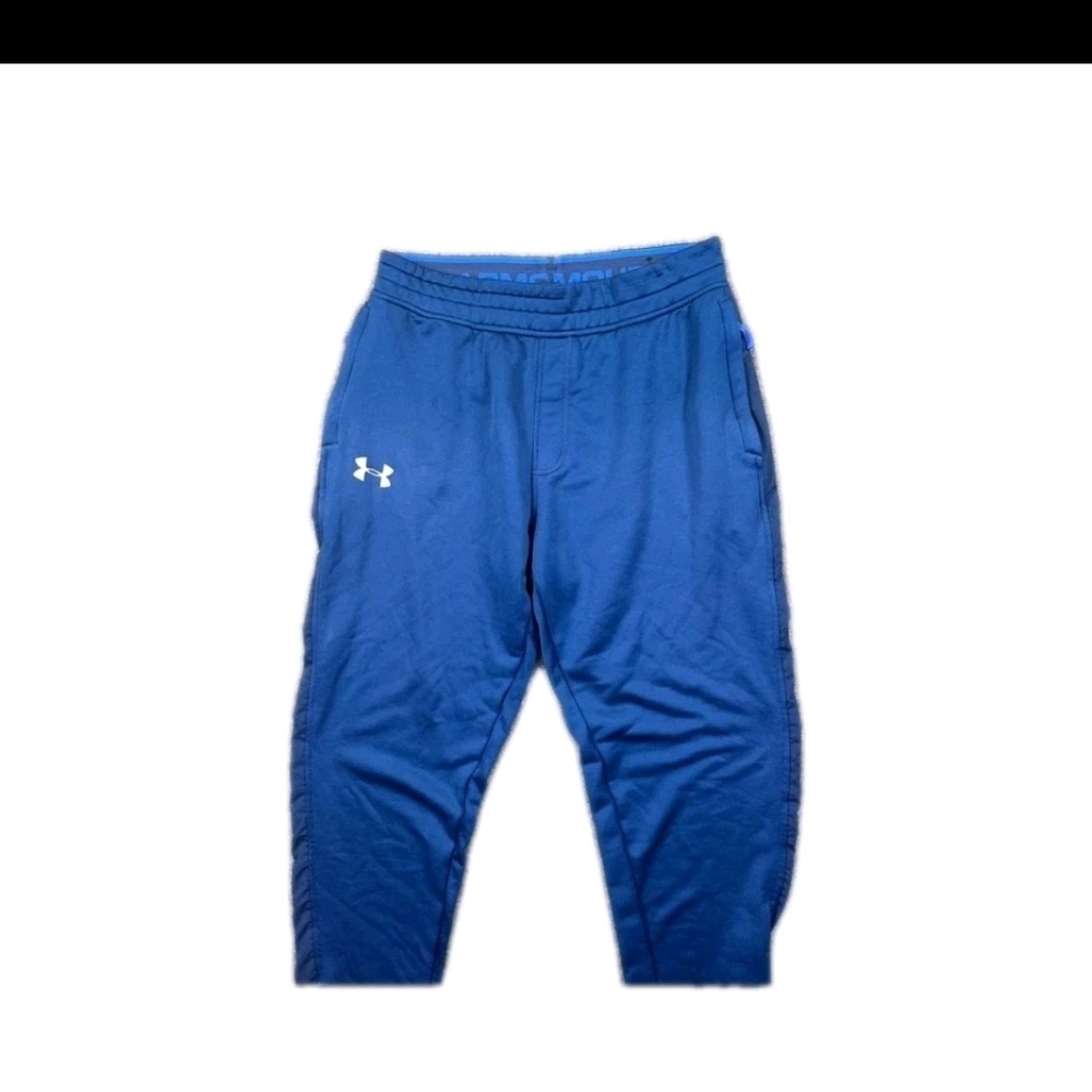 Under Armour Men's Tech Terry Pants Royal Blue Large Loose Fit
